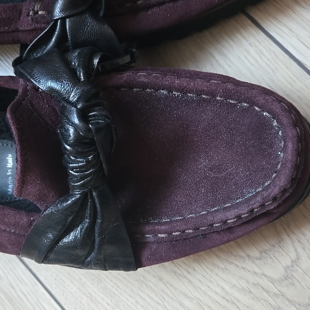 Ron White Rita Knot Platform Loafers Sz 38.5 - Picture 2 of 9